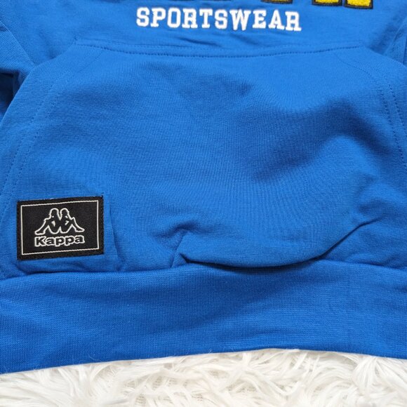 Kappa Unisex Crew Neck Blue Pullover Loopknit Long Sleeve  8Yrs Sweatshirt NWOT - Picture 4 of 8